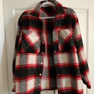 Plaid shacket
